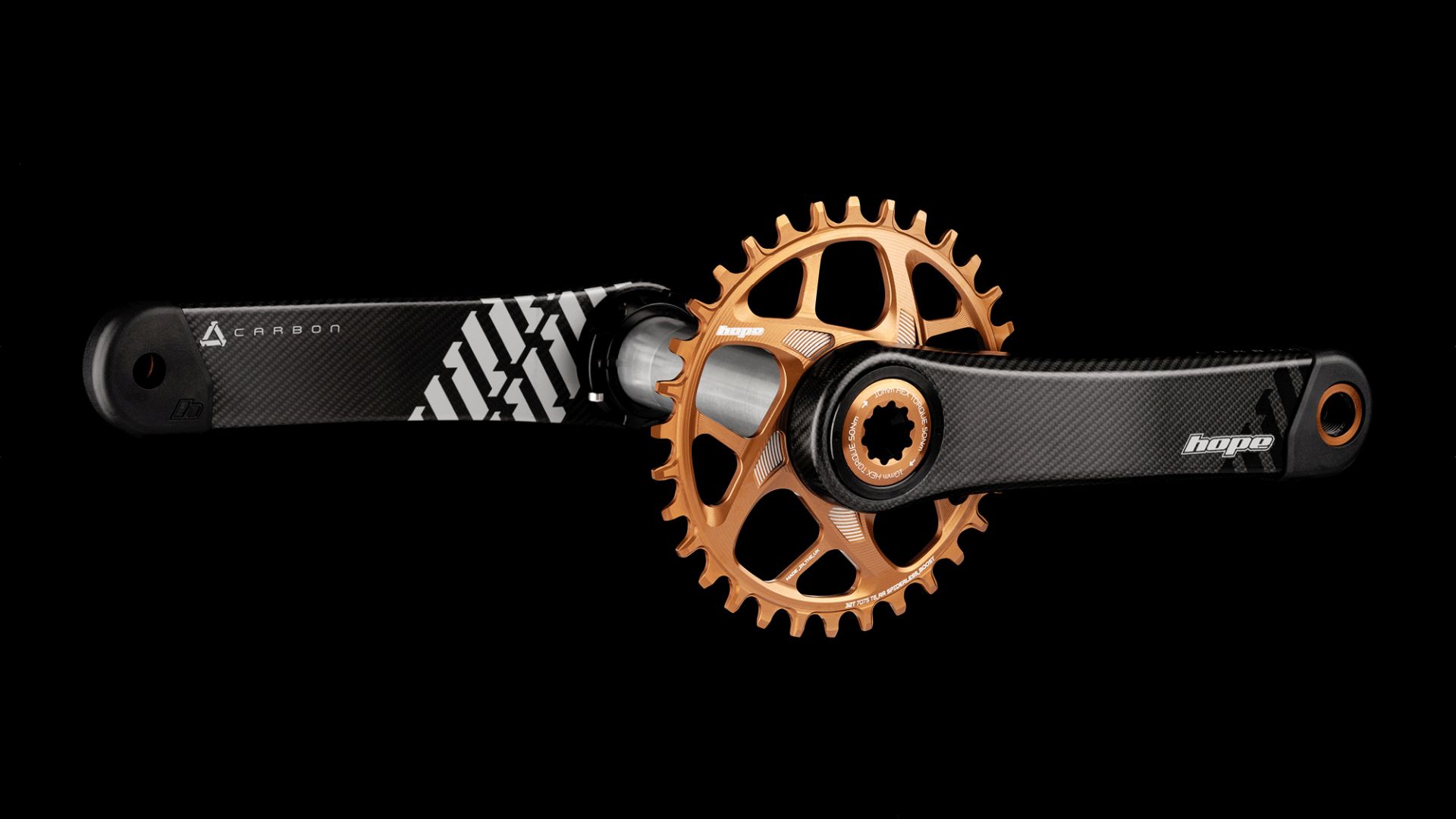 Hope Launches Carbon Crank, New Stem and Unlimited Bronze Colorway